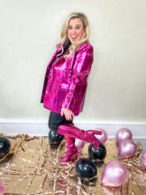 Load image into Gallery viewer, Krista Pink Metallic Crocodile Tall Boot