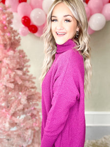 Mara Mulberry Sweater Dress
