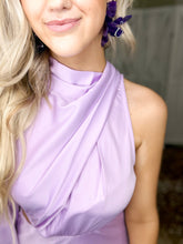 Load image into Gallery viewer, Lavender Lovin&#39; One Shoulder Dress