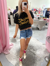 Load image into Gallery viewer, High Rise Distressed Denim Shorts