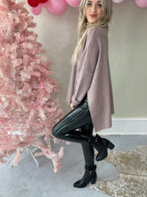 Load image into Gallery viewer, Paulina Black Leather Pants