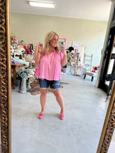 Load image into Gallery viewer, Distressed Cuffed Denim Shorts