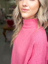 Load image into Gallery viewer, Mara Sunkissed Rose Sweater Dress