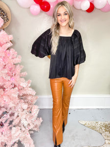 Catching Your Attention Leather Pants