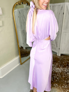 Lavender Lovin' One Shoulder Dress