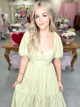Load image into Gallery viewer, Pretty in Sage Dress